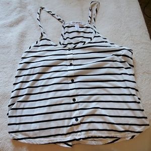 Striped crop top